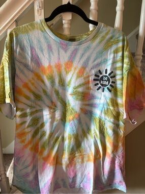 Tie-Dye 'Be Kind' Short-Sleeve Tee - Multicolor